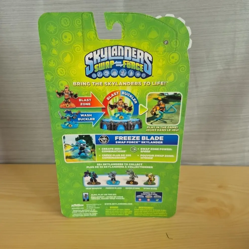 Skylanders Activision Swap Force Freeze Blade Water Toy To Life Character Figure